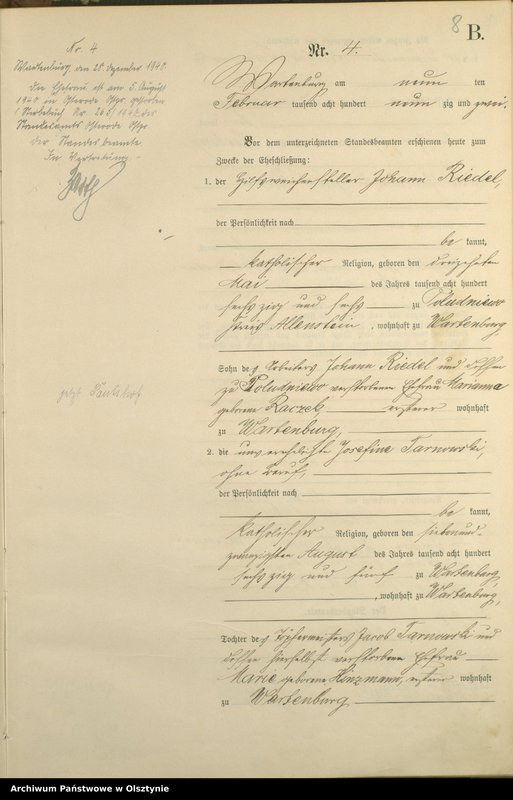 image.from.unit.number "Heiraths-Haupt-Register Nr 1 - 31"