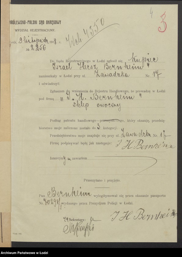 Obraz 6 z jednostki "Israel Hersz Bernheim- sklep owocowy"