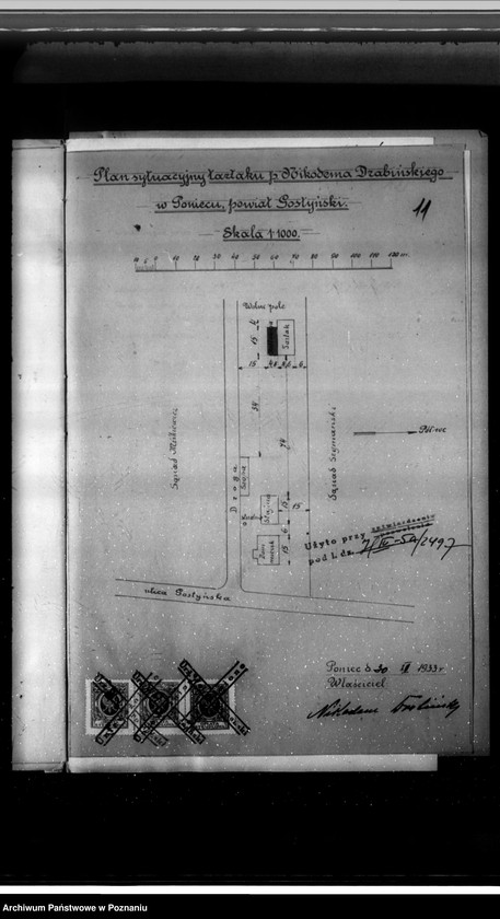 Obraz 16 z jednostki "Tartak w Poniecu pow. gostyński, własność H. Drobiński nr woj. kotła 2497"