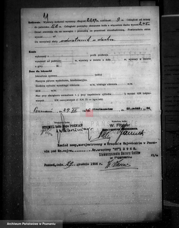 Obraz 15 z jednostki "Stomil Spółka Akcyjna Fabryka opon i dętek Poznań nr woj. 6763"