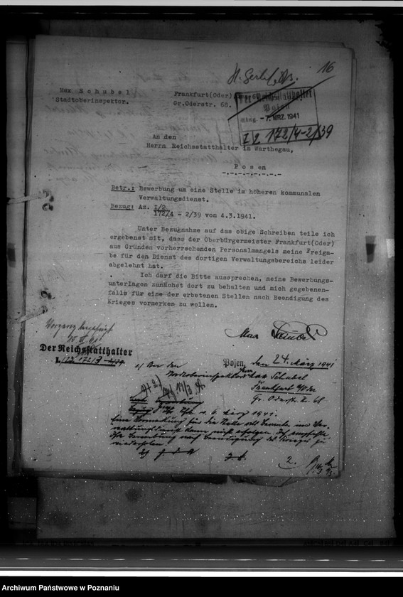 Obraz 20 z jednostki "Bewerbungen um Anstellung im öffentlichen Dienst"