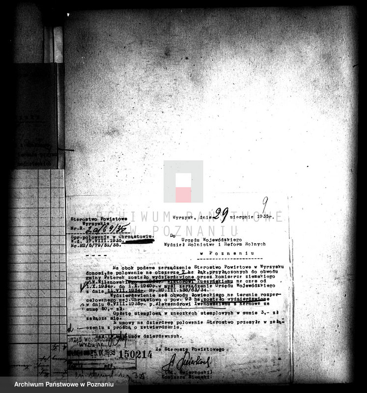 Obraz 14 z jednostki "Majątek Chrząstowo powiatu wyrzyskiego polowanie"