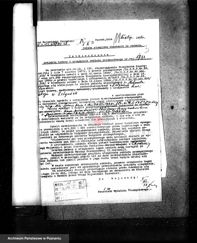 Obraz 8 z jednostki "Projekt budowy hali uboju H. Glandera w Zelgniewie"