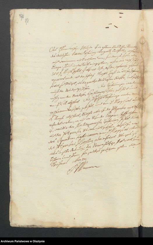 image.from.unit.number "Copia der geführten Kirchen Visitstions Recesse der Ämter Marienwerder [Kwidzyn] Schönberg [Szymbark] und Deutsch Eylau [Iława] de Anno 1738"