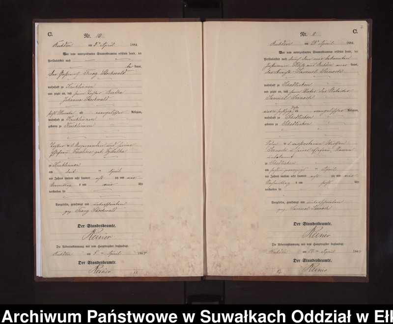 image.from.unit.number "Sterbe-Neben-Register des Preussischen Standes-Amtes Stasswinnen Kreis Loetzen"