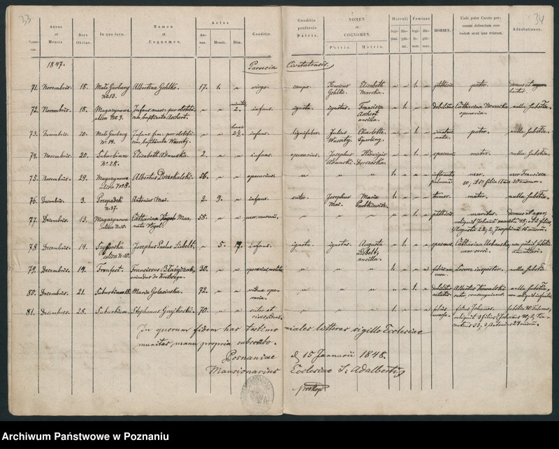 Obraz 19 z jednostki "Księga zgonów"