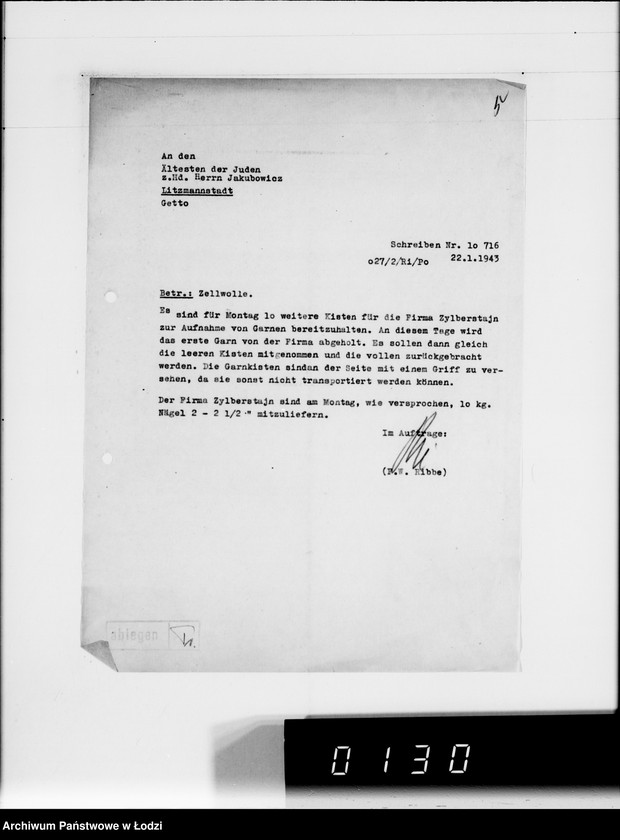 Obraz 9 z jednostki "Lumpen gegen Zellwolle [dostawa z Getta]"