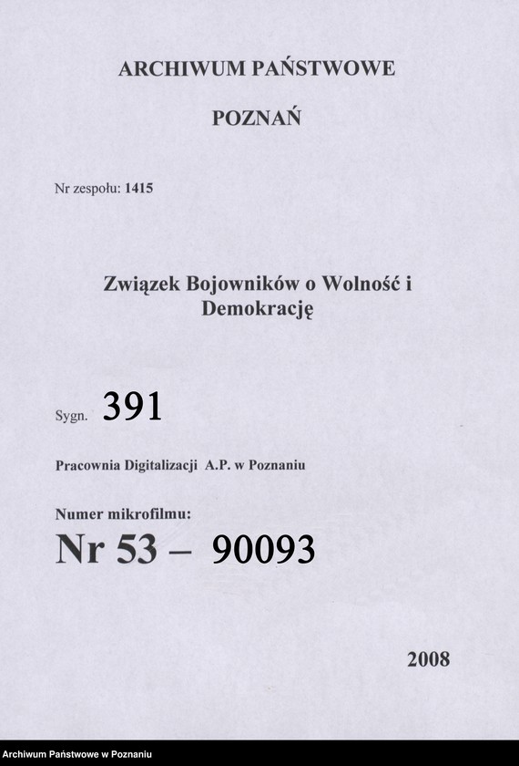 Obraz 3 z jednostki "Relacje i wspomnienia dotyczące powstania wielkopolskiego: 1. Żnin, powiat Żnin, województwo bydgoskie, 2. Żurczyn, powiat Szubin, województwo bydgoskie."