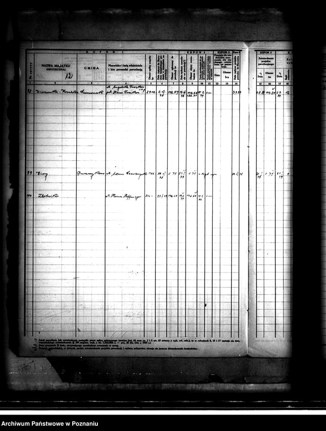 Obraz 16 z jednostki "Księga kontroli prac parcelacji prywatnej dla powiatu poznańskiego"