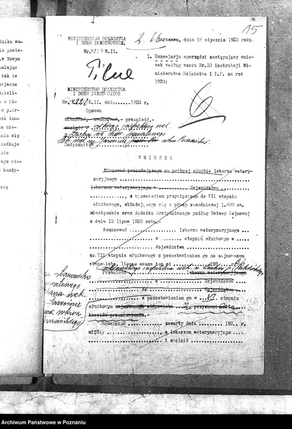 Obraz 20 z jednostki "Pow. lekarz Weterynaryjny Jarocin"