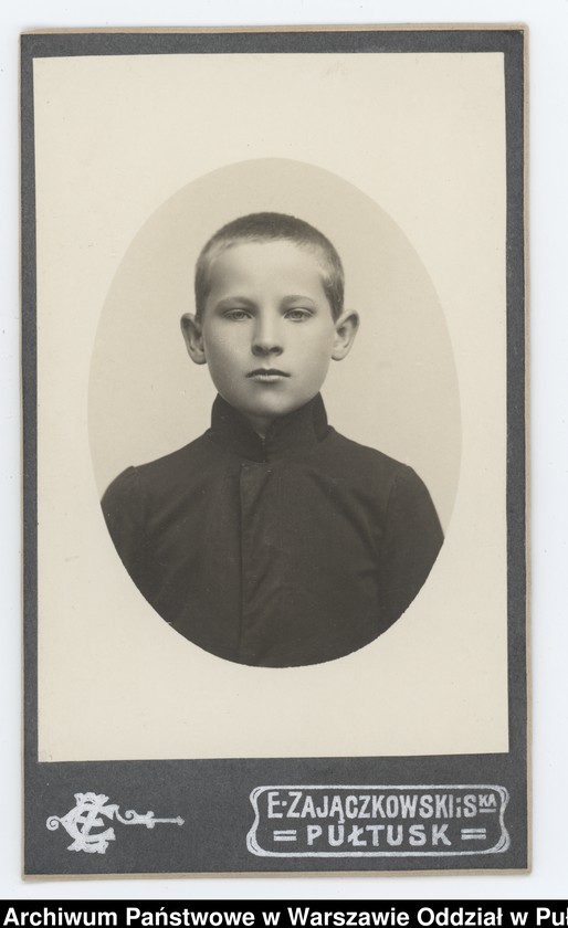 Obraz 73 z kolekcji "Chłopcy w niebieskich mundurkach... - uczniowie pułtuskiego Gimnazjum z okresu I wojny światowej"