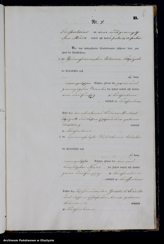 image.from.unit.number "Heiraths-Haupt-Register Nr 1 - 14"