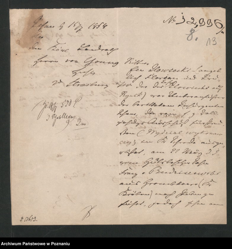 Obraz 16 z jednostki "A. betr. Gutspächter Iłowiecki in Rynsk, Kreis Thorn und andere des Namens"