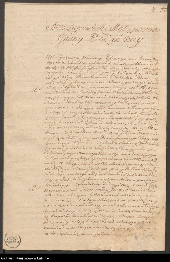image.from.unit.number "Księga urodzeń, zapowiedzi, małżeństw i zgonów"