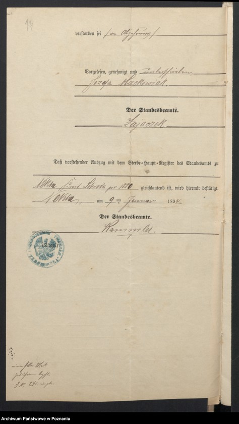 image.from.unit.number "Acta betreffend die Aufgebots-Verhandlungen enthaltend die Schriftstüke nur §§ 28 bis 35,38,43,45,bis 50 und andere."