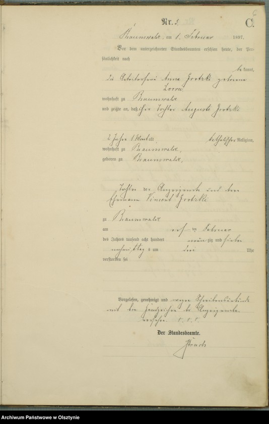 image.from.unit.number "Sterbe-Haupt-Register Nr 1 - 51"