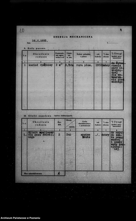 image.from.unit.number "Kwestionariusz Gazowni Miejskiej w Bojanowie powiat rawicki"