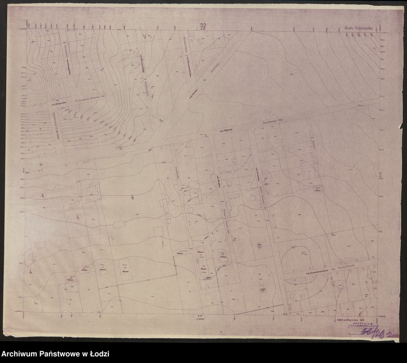 Obraz 2 z jednostki "Plan miasta Rudy Pabianickiej Sekcja 32"