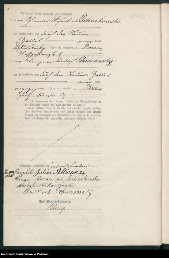 Obraz 11 z jednostki "Księga małżeństw t. III"