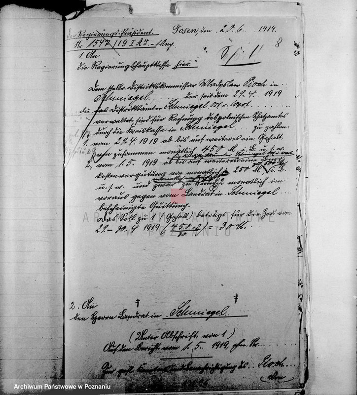 Obraz 13 z jednostki "Stosunki osobiste Władysława Piocha burmistrza miasta Śmigla"