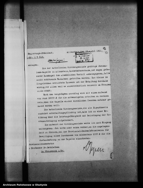 image.from.unit.number "Allenstein, Jerusalemskapelle"