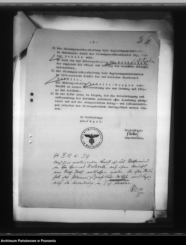 Obraz 12 z jednostki "Zlikwidowanie komórek organizacyjnych rejencji zajmujących się planowaniem"