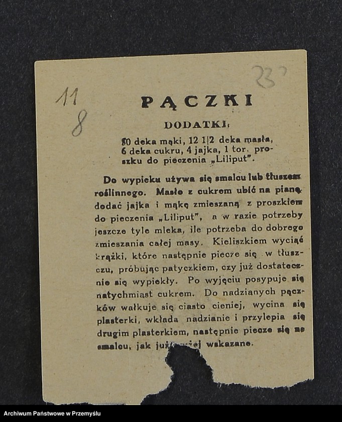 Obraz 15 z kolekcji "Kartka kalendarza - przepisy kulinarne111"