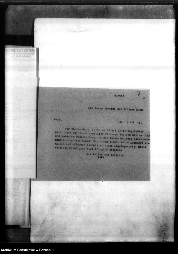 Obraz 11 z jednostki "Alois Krosny aus Pawlowitz, Kreis Pless (Pszczyna)"