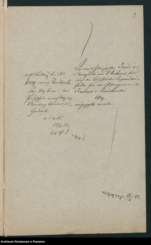 Obraz 13 z jednostki "A. betr. den polnischen Emigranten Erasmus Zmichowski"