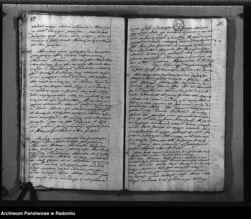 image.from.unit.number "Księga urzędnika stanu cywilnego parafii Głowaczew na rok 1815"