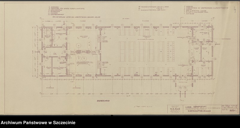 image.from.unit.number "Massiv - Barackenlager "Arndtstift" der Ausländerunterbringung e. V., Stettin, auf dem Sportplatz nördlich des Arndtstiftes am Lindenhoferweg- [Łękno, Pola Wincentego bn]"