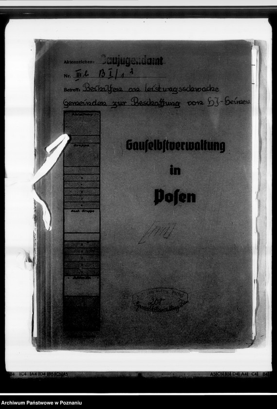 Obraz 4 z jednostki "Beihilfen an leistungsschwache Gemeinden zur Beschaffung von H.J.-Heimen."