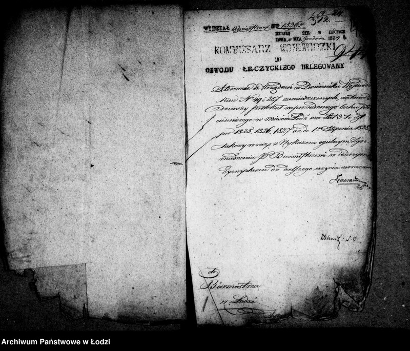 Obraz 7 z jednostki "Akta ławnika czynnego osady fabrycznej tyczące się cechu tkackiego"