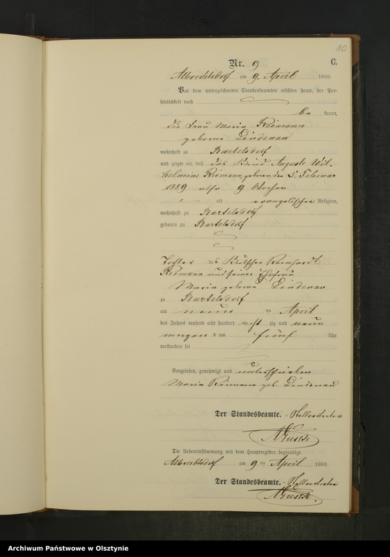 image.from.unit.number "Sterbe-Neben-Register Nr 1 - 27"