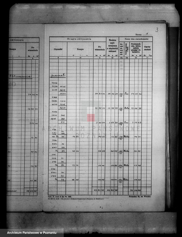 Obraz 7 z jednostki "/Obliczenie pomiarowe obrębu Dębowo i Dąbrowa w powiecie wyrzyskim wraz ze szkicami polowymi/"