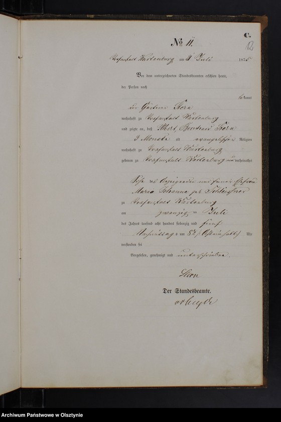 image.from.unit.number "Haupt-Sterbe-Register Nr 1 - 16"