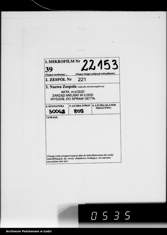 Obraz 2 z jednostki "Aufträge 5734-10700 [Faktury, listy przewozowe na dostarczone dla Getta produkty żywnościowe, materiały opałowe, przemysłowe]"