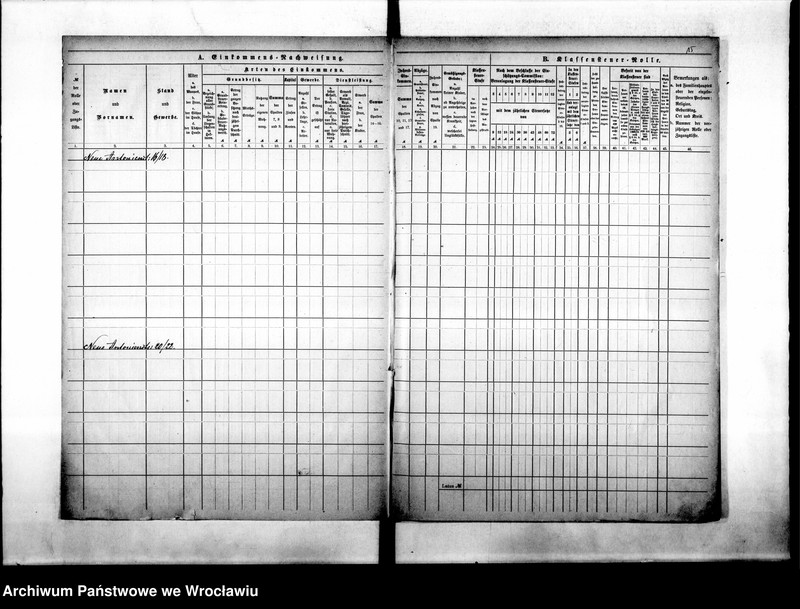 image.from.unit.number "Klassensteuerrolle nebst Eikommens - Nachweisung"