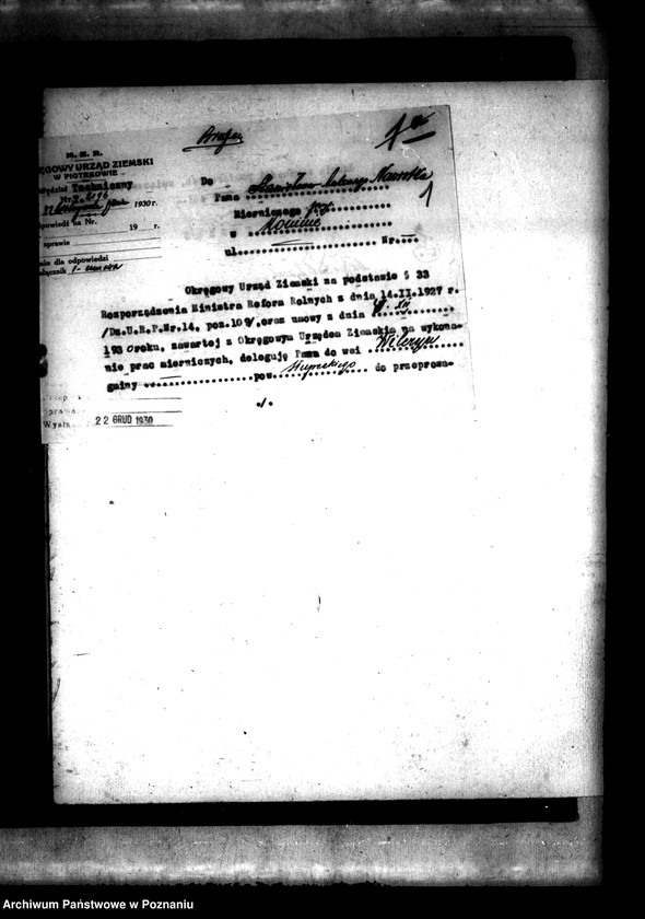 Obraz 5 z jednostki "Zniesienie służebności w osadzie Wilczyn"