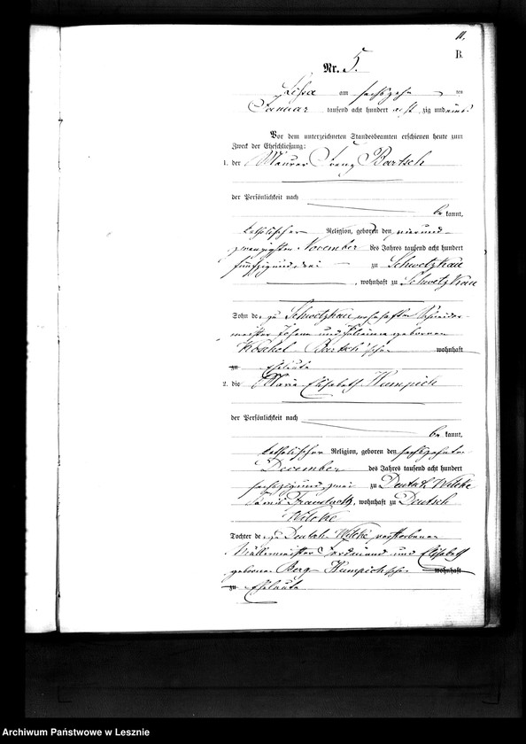 Obraz 12 z jednostki "[Księga małżeństw - wieś]"