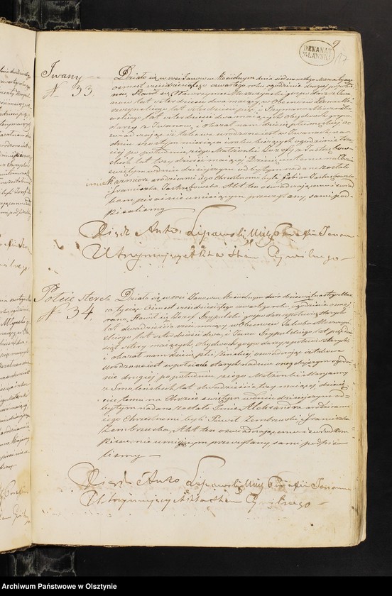 image.from.unit.number "Duplikat Aktow Stanu Cywilnego Urodzonych, Zaślubionych i Zmarłych z Parafii Janowiec z roku 1864-go"