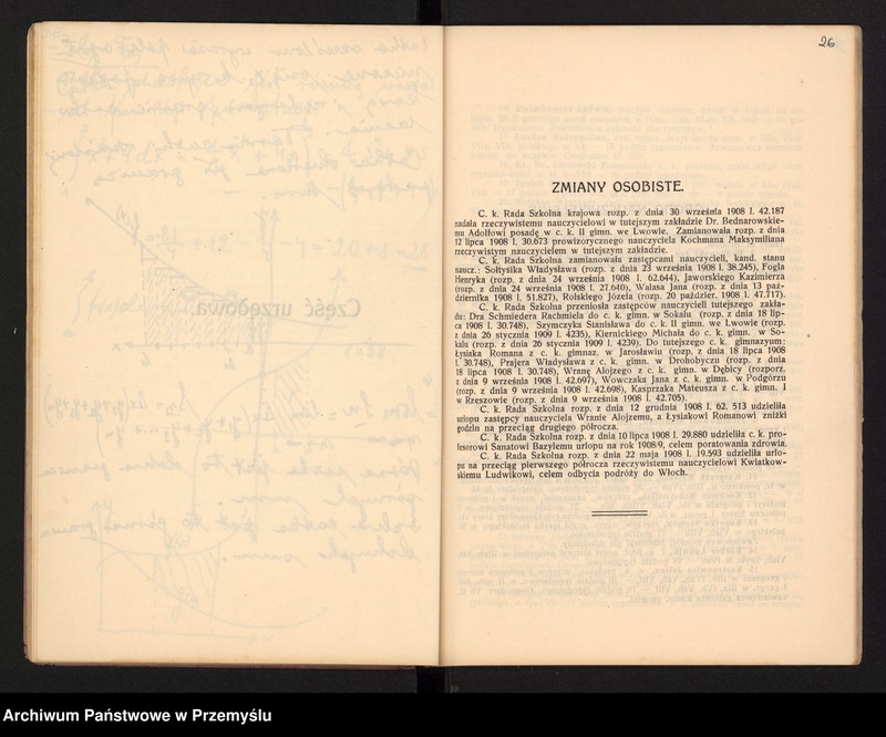 image.from.unit.number "XXXI Sprawozdanie c.k. Gimnazjum im. Rudolfa w Brodach za rok 1909"