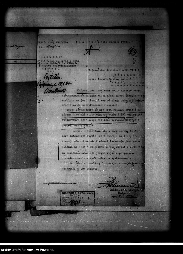 Obraz 10 z jednostki "/Przewłaszczenie parceli M. Spechtowej z Romanowa/"