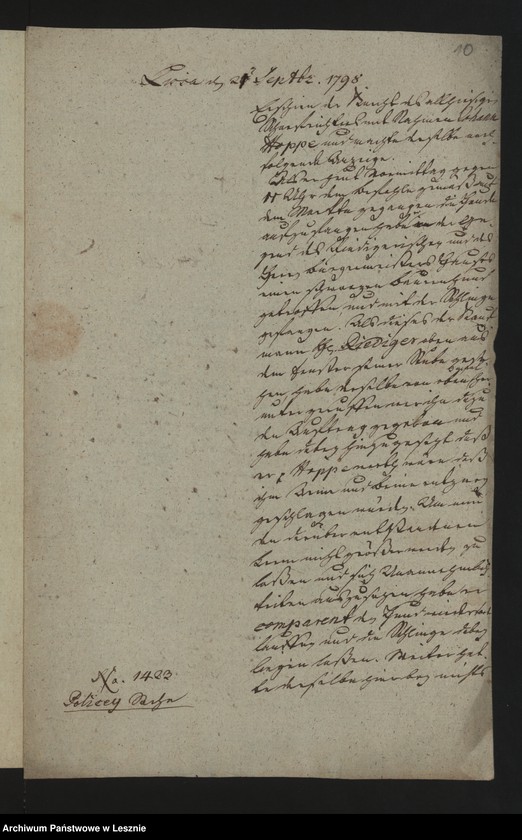 Obraz 13 z jednostki "[Miscelanea und einzelne in das Polizeiwesen einschlagende Piecen]"