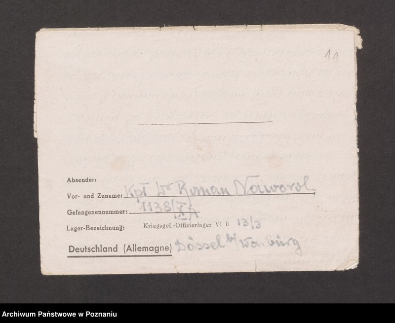 Obraz 14 z jednostki "Materiały dotyczące śmierci Tadeusza Goetzendorf-Grabowskiego w Oflagu VIB w Dössel"