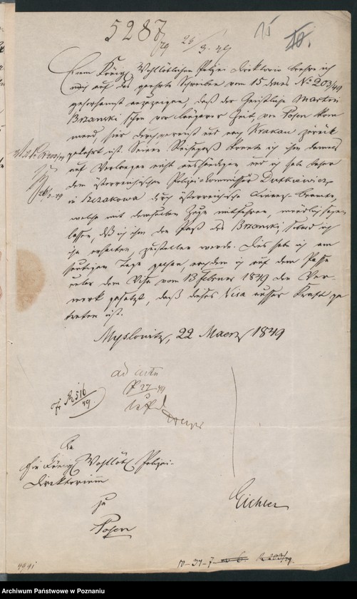 Obraz 19 z jednostki "A. betr. Martin Brzanski, Dominikanermönch aus Krakau"