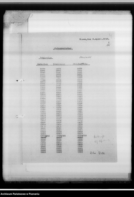 Obraz 8 z jednostki "Judenregister [Pabianice powiat Łask]"