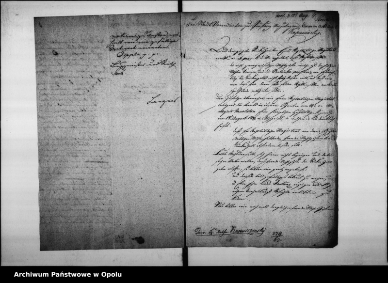 Obraz 7 z jednostki "Acta des Magistrats zu Oppeln wegen Entrichtung der Brückenzoll-Geffälle von dem fremden Mahl-Gässten, so zu den hiesigen Domain-Amts Mühlen fahren."