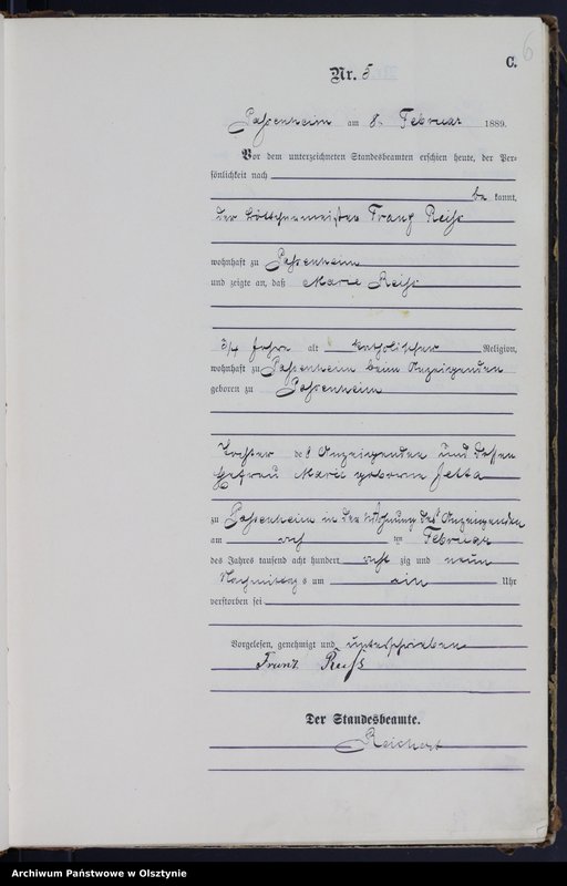 image.from.unit.number "Sterbe-Haupt-Register Nr 1 - 49"