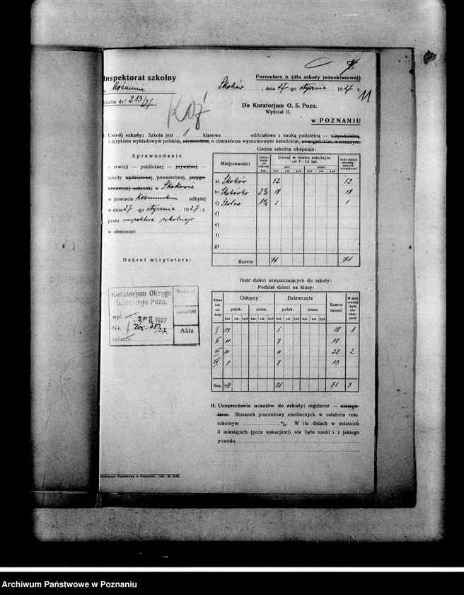 Obraz 15 z jednostki "Szkoła Powszechna- Skokowo, powiat Koźmin"
